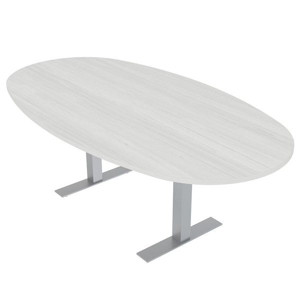 45.25 in W, 84 in L, 29 in H, Engineered Wood Top, White
